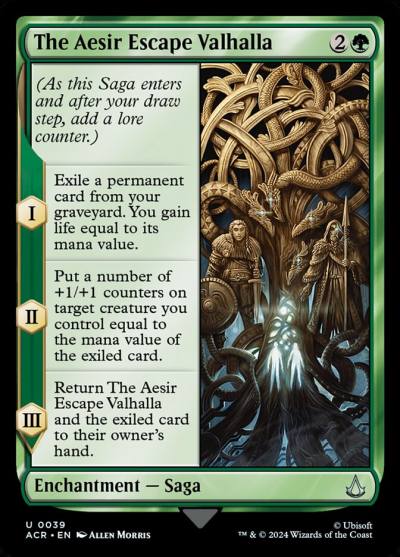The Aesir Escape Valhalla ACR-39 Assassin's Creed Magic card