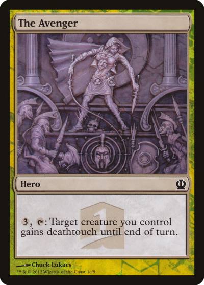 The Avenger THP1-1C Theros Hero's Path Magic card