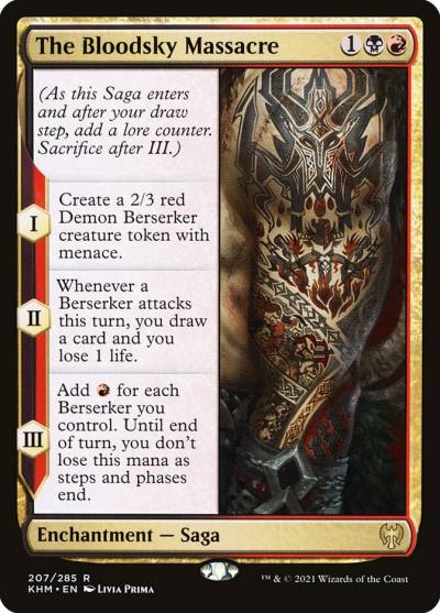 The Bloodsky Massacre KHM-207 Kaldheim Magic card