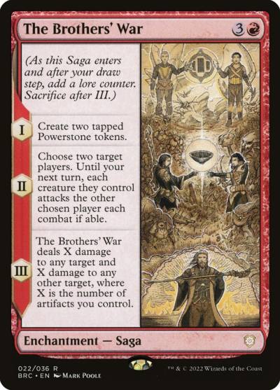 The Brothers' War BRC-22 The Brothers' War Commander Magic card