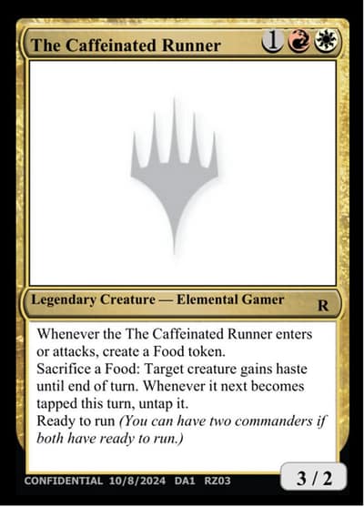 The Caffeinated Runner RZ03d Unknown Event Magic card