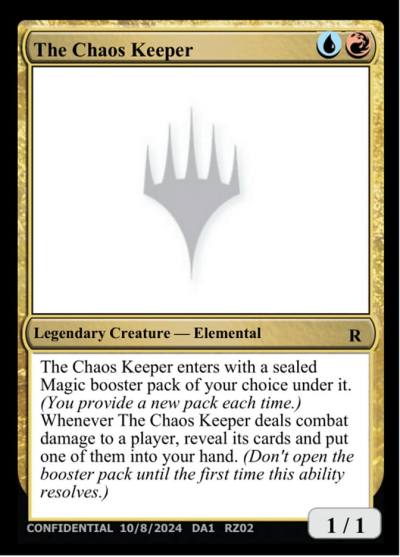 The Chaos Keeper RZ02c Unknown Event Magic card