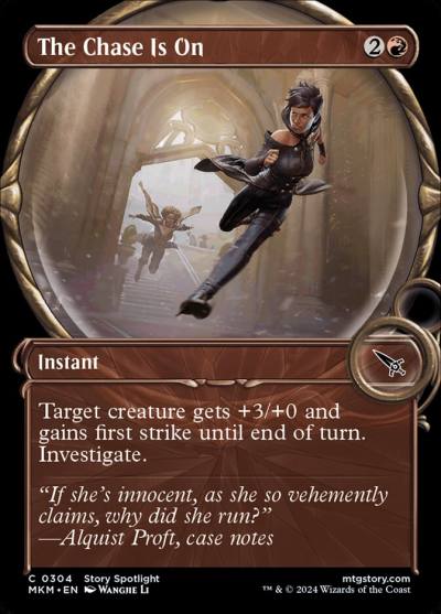 The Chase Is On MKM-304 Murders at Karlov Manor Magic card
