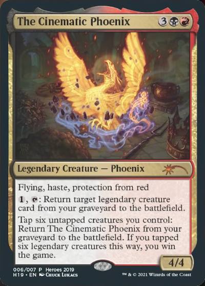 The Cinematic Phoenix PH19-6 2019 Heroes of the Realm Magic card
