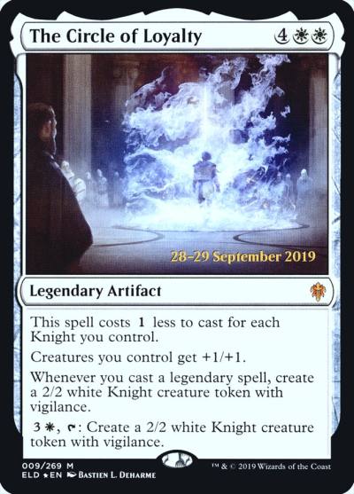 The Circle of Loyalty PELD-9S Throne of Eldraine Promos Magic card