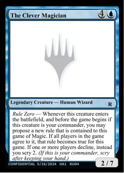The Clever Magician RU04a Unknown Event Magic card