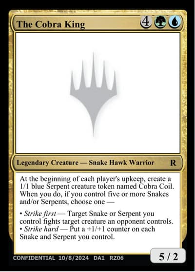 The Cobra King RZ06 Unknown Event Magic card