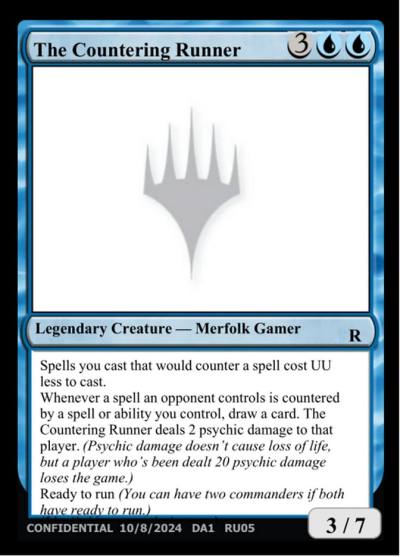 The Countering Runner RU05b Unknown Event Magic card