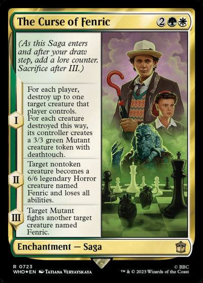 The Curse of Fenric WHO-723 Doctor Who Magic card