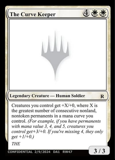 The Curve Keeper RW47 Unknown Event Magic card
