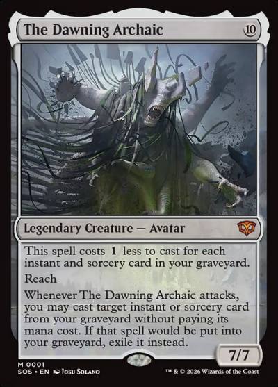 The Dawning Archaic SOS-1 Secrets of Strixhaven Magic card