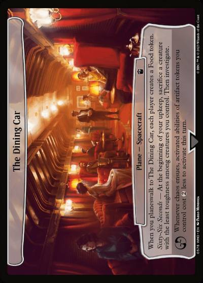 The Dining Car WHO-578 Doctor Who Magic card