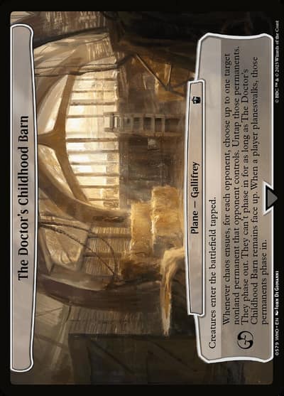The Doctor's Childhood Barn WHO-579 Doctor Who Magic card