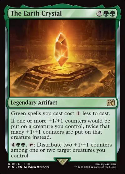 The Earth Crystal FIN-184 Final Fantasy Magic card