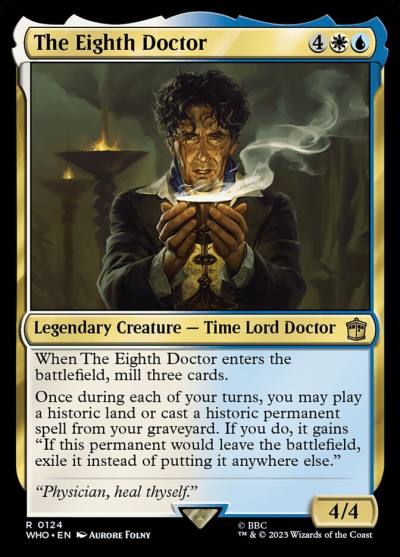 The Eighth Doctor WHO-124 Doctor Who Magic card