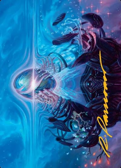 The Endstone // The Endstone AEOE-28 Edge of Eternities Art Series Magic card
