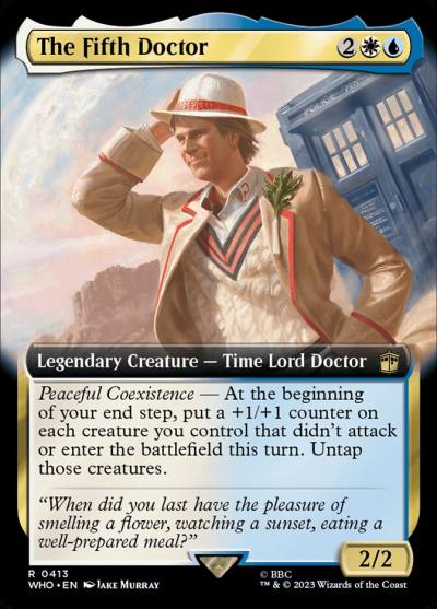 The Fifth Doctor WHO-413 Doctor Who Magic card