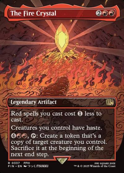 The Fire Crystal FIN-337 Final Fantasy Magic card