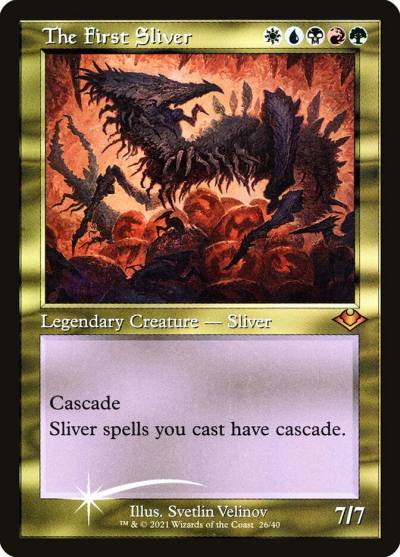 The First Sliver H1R-26 Modern Horizons 1 Timeshifts Magic card