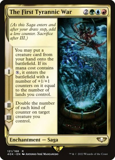 The First Tyrannic War 40K-121 Warhammer 40,000 Commander Magic card