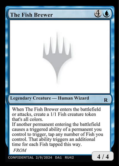 The Fish Brewer RU42 Unknown Event Magic card