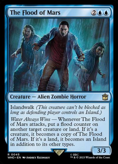 The Flood of Mars WHO-45 Doctor Who Magic card