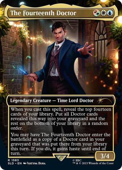 The Fourteenth Doctor 1583 Secret Lair Drop Magic card