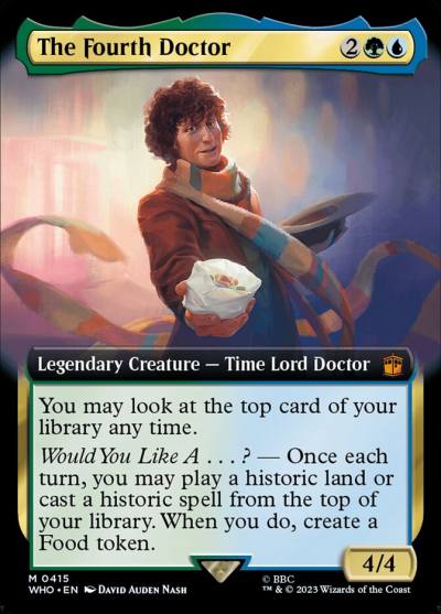 The Fourth Doctor WHO-415 Doctor Who Magic card
