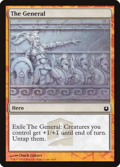 The General THP2-4A Born of the Gods Hero's Path Magic card