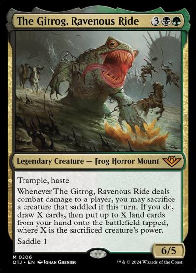 The Gitrog, Ravenous Ride OTJ-206 Outlaws of Thunder Junction Magic card