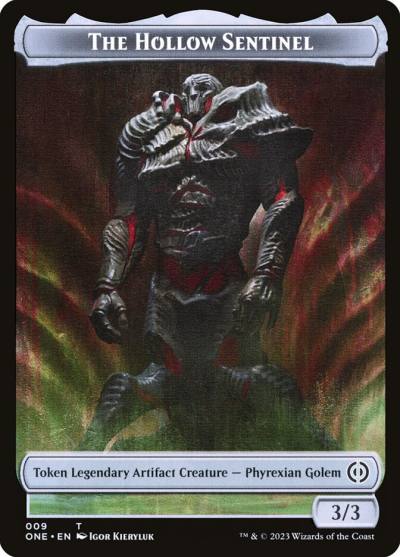 The Hollow Sentinel TONE-9 Phyrexia: All Will Be One Tokens Magic card