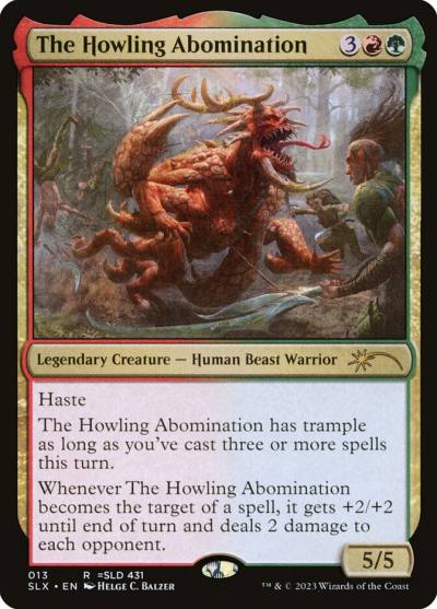 The Howling Abomination SLX-13 Universes Within Magic card