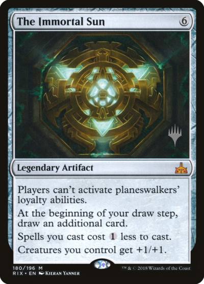 The Immortal Sun PRIX-180P Rivals of Ixalan Promos Magic card