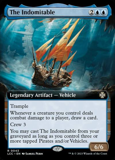 The Indomitable LCC-43 The Lost Caverns of Ixalan Commander Magic card