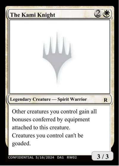 The Kami Knight RW02c Unknown Event Magic card