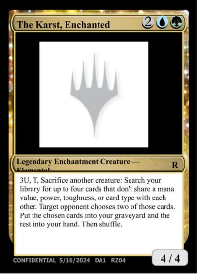 The Karst, Enchanted RZ04i Unknown Event Magic card
