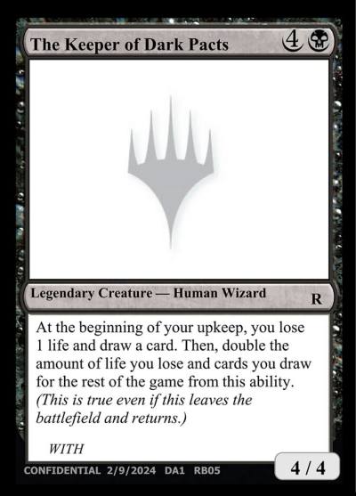 The Keeper of Dark Pacts RB05 Unknown Event Magic card