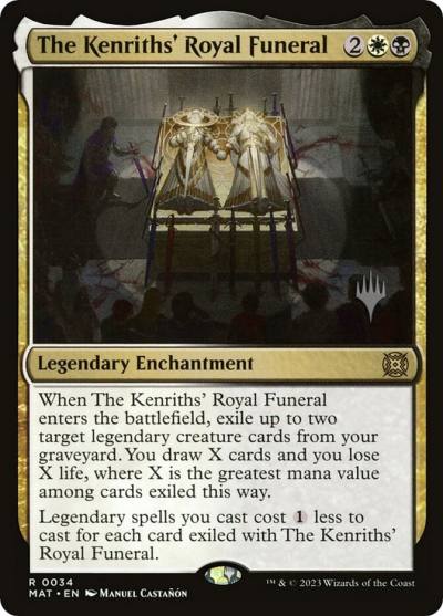 The Kenriths' Royal Funeral PMAT-34P March of the Machine: The Aftermath Promos Magic card
