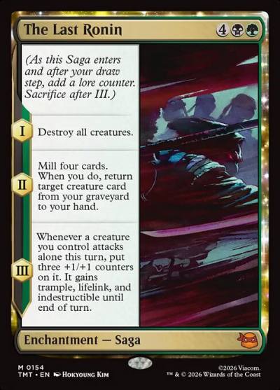 The Last Ronin TMT-154 Teenage Mutant Ninja Turtles Magic card