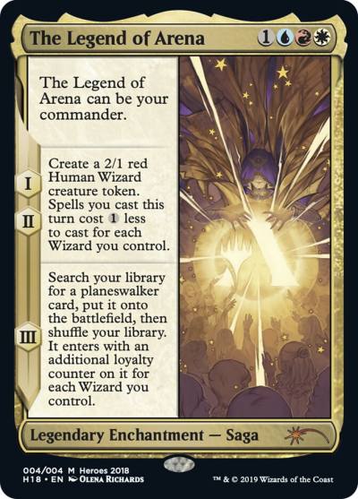The Legend of Arena PH18-4 2018 Heroes of the Realm Magic card