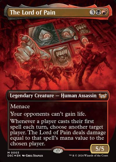 The Lord of Pain 3 Duskmourn: House of Horror Commander Magic card