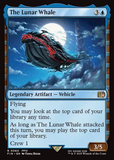 The Lunar Whale FIN-60 Final Fantasy Magic card