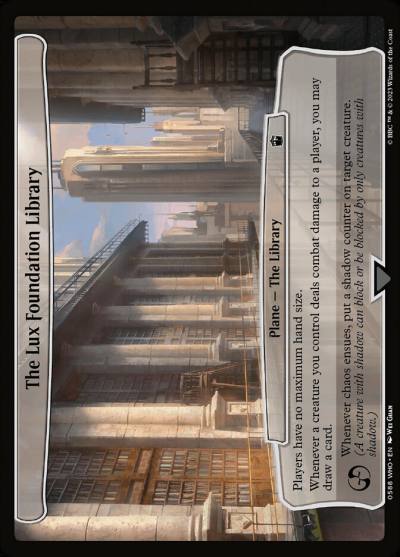 The Lux Foundation Library WHO-588 Doctor Who Magic card