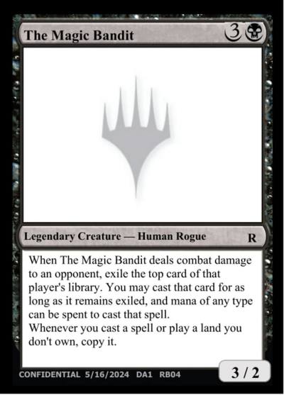 The Magic Bandit RB04f Unknown Event Magic card