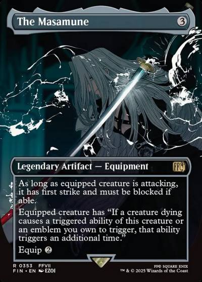 The Masamune FIN-353 Final Fantasy Magic card