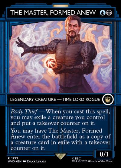 The Master, Formed Anew WHO-1133 Doctor Who Magic card
