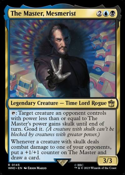 The Master, Mesmerist WHO-145 Doctor Who Magic card