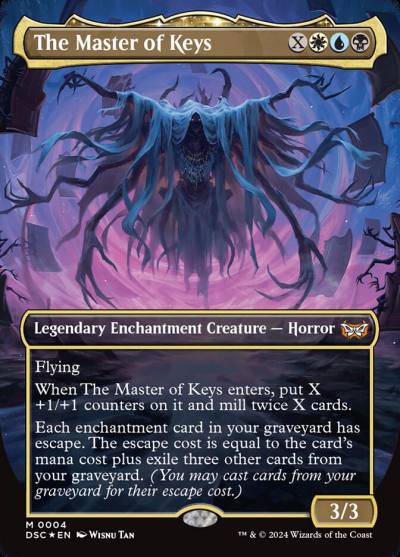 The Master of Keys 4 Duskmourn: House of Horror Commander Magic card