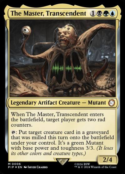 The Master, Transcendent PIP-6 Fallout Magic card