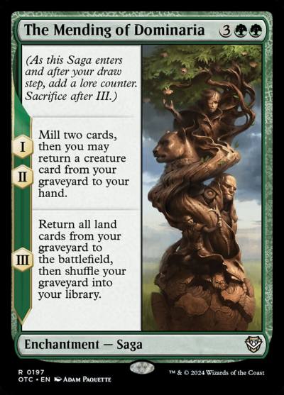 The Mending of Dominaria OTC-197 Outlaws of Thunder Junction Commander Magic card